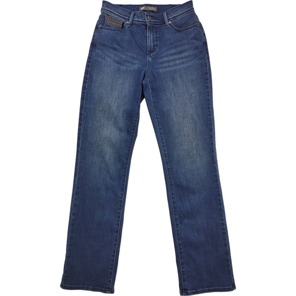 ✅ Levi’s Women’s blue 512 perfectly Slimming straight leg jeans size 28